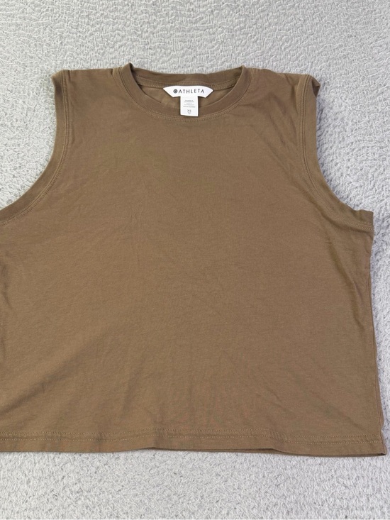Athleta Tops - Athleta Tank Top Womens XS Brown Sleeveless Waist Length Athletic Yoga Gym